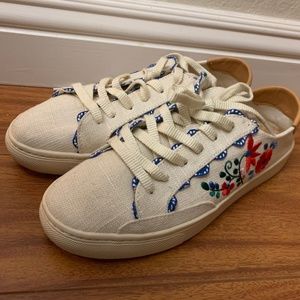 Soludos Embroidered Sneakers